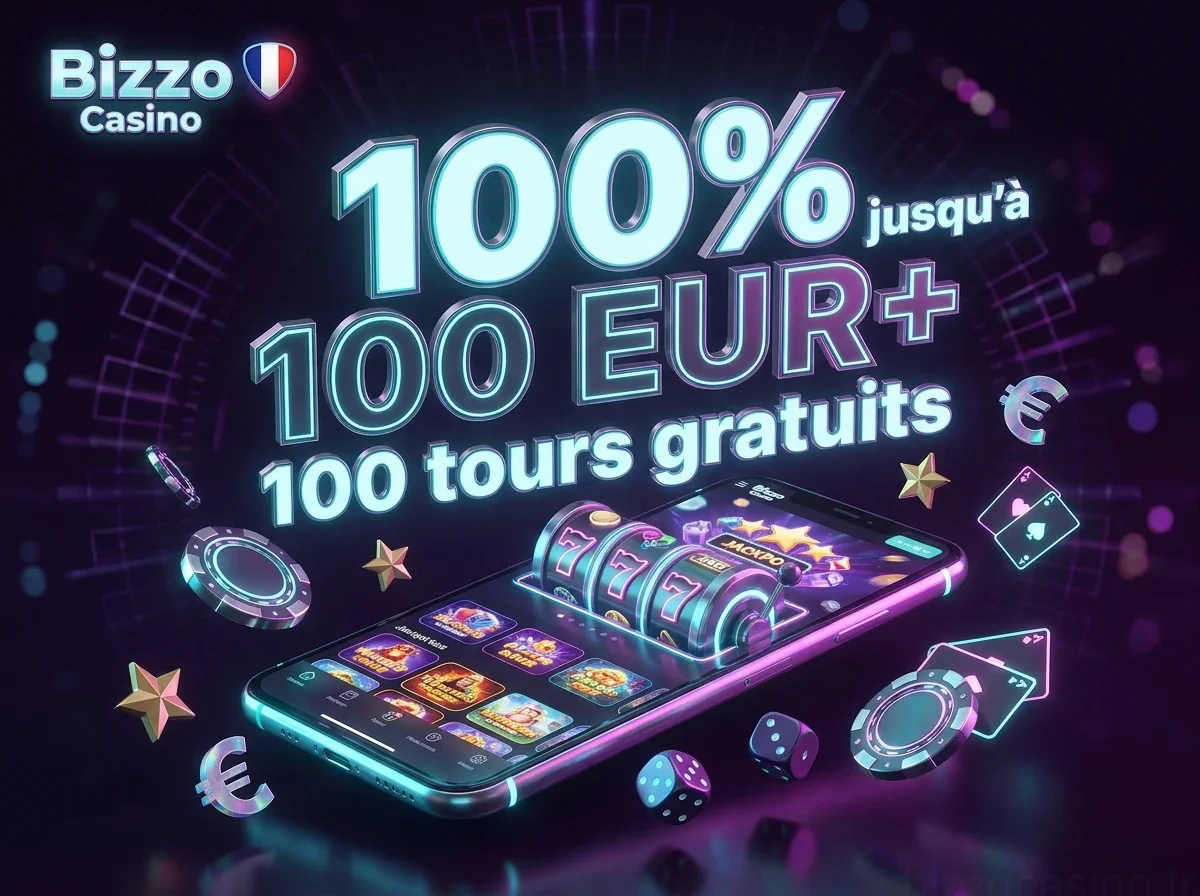 100% jusqu'à 100 EUR+ 100 tours gratuits